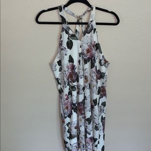 Flower print dress